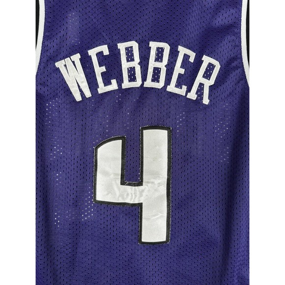 Nike NBA Purple Webber #4 Sacramento Kings Jersey * Adult Small * Youth Large - Picture 3 of 5